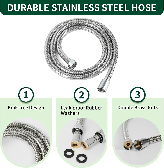 Shower Head, 6 Spray Modes Handheld Showerhead, High Pressure Hand Shower - Image 5