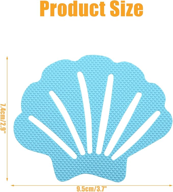 30 Pcs Bathtub Stickers Non Slip, Shell Shaped Tubs Safety Shower Treads - Image 3