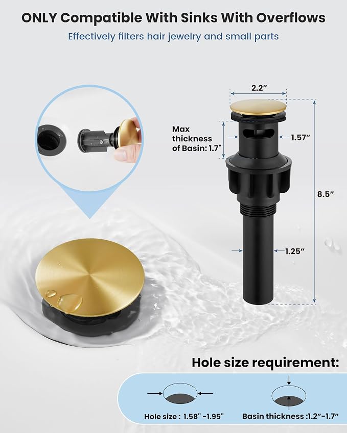 Airuida Shower Fixtures 2 Functions Shower Faucet Set Wall Mounted - Image 5