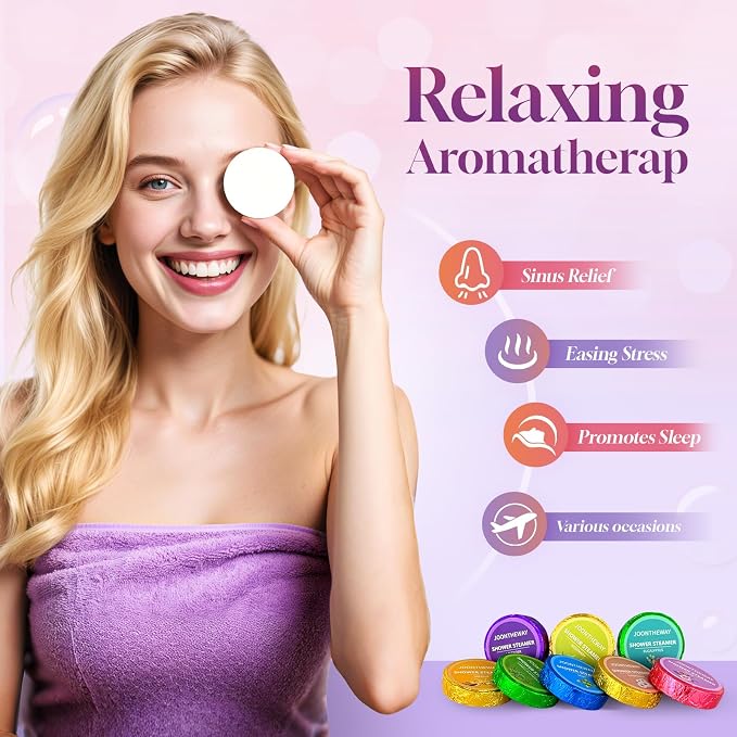 Shower Steamers Aromatherapy 8 Pack - Image 4