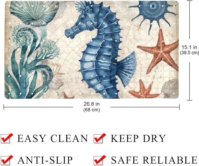 Bathtub Mats for Shower Tub, Anti-Slip Bath Mats for Inside Tub, Bathroom - Image 4