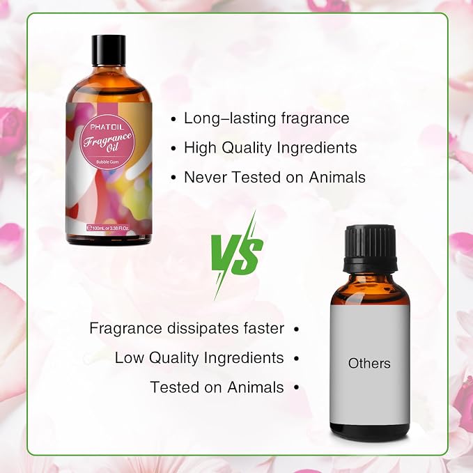 PHATOIL 3.38FL.OZ Bubble Gum Fragrance Oils - Image 4