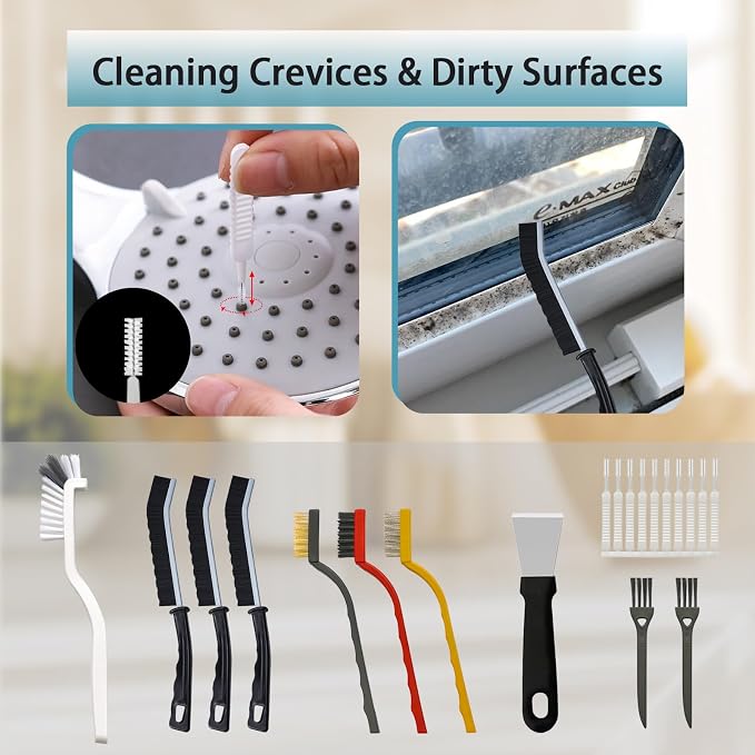20-Piece Crevice Cleaning Brush Set - Image 3