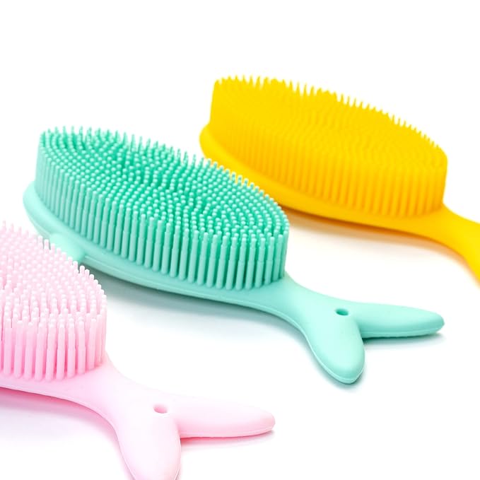 Premium Sensory Brush for Kids or Autism, Soft Silicone Body Scrubber, 2 in 1 - Image 5