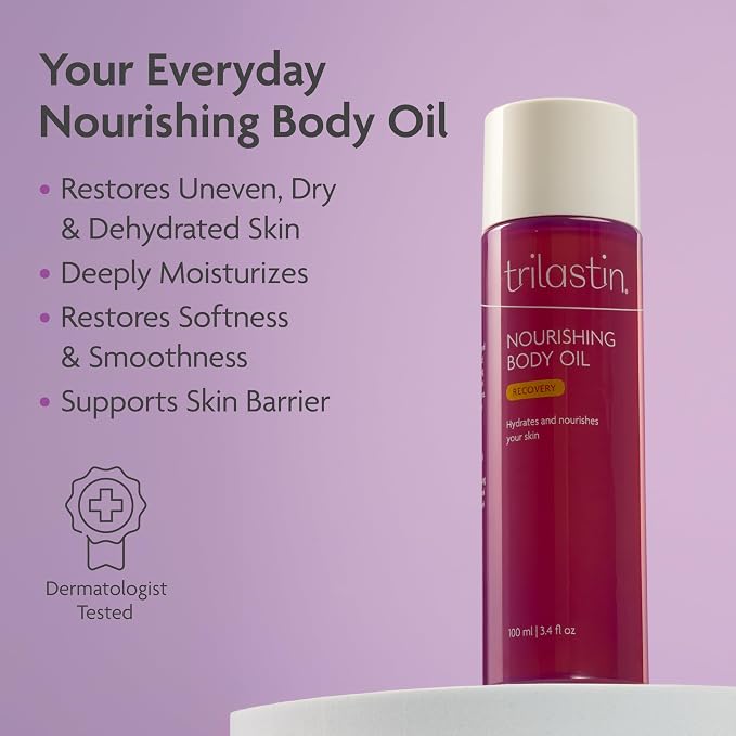TriLASTIN Maternity 4oz Stretch Mark Cream & 3.4oz Nourishing Body Oil Bundle | - Image 6