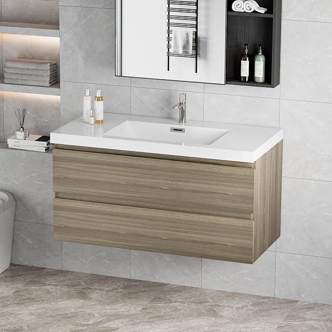 Floating Vanity Bathroom, 42 Inch Bathroom Vanity - Image 7