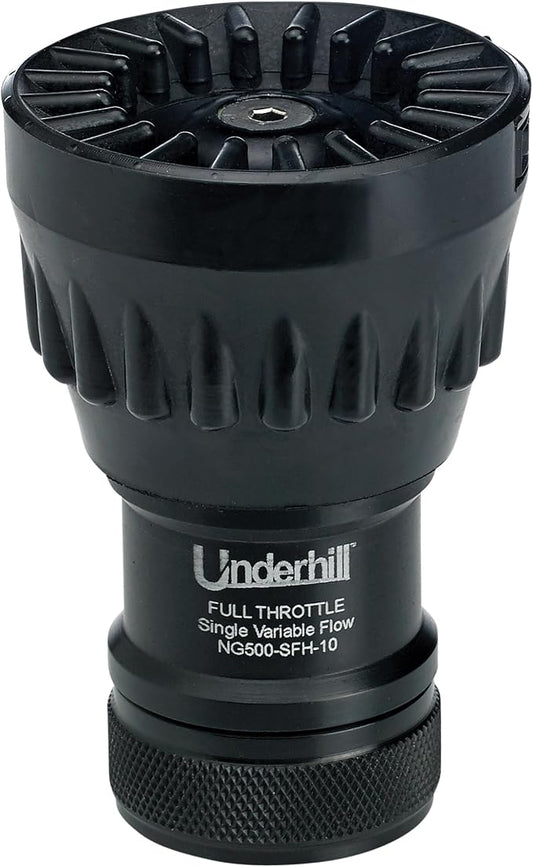 Underhill Garden Water Hose Nozzle Sprayer Jet Attachment, Heavy-Duty Metal and by Underhill
