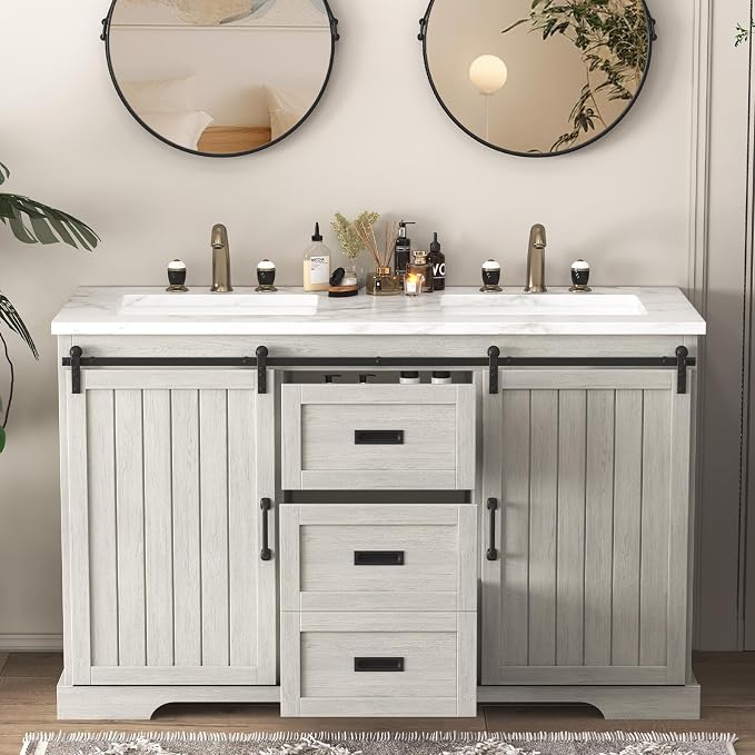 Modern Bathroom Vanity 54inch - Image 3