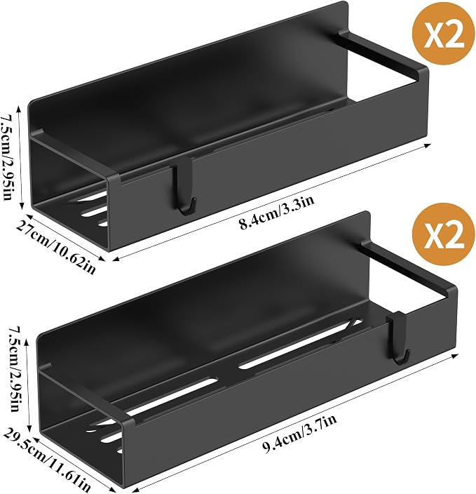 4 Pack Magnetic Spice Rack Organizer - Image 8