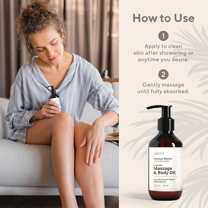 AiROM Jasmine & Lavender Massage Oil - Image 4