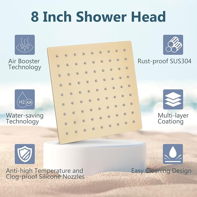Aolemi Shower Faucet Set, High Pressure Shower System - Image 7