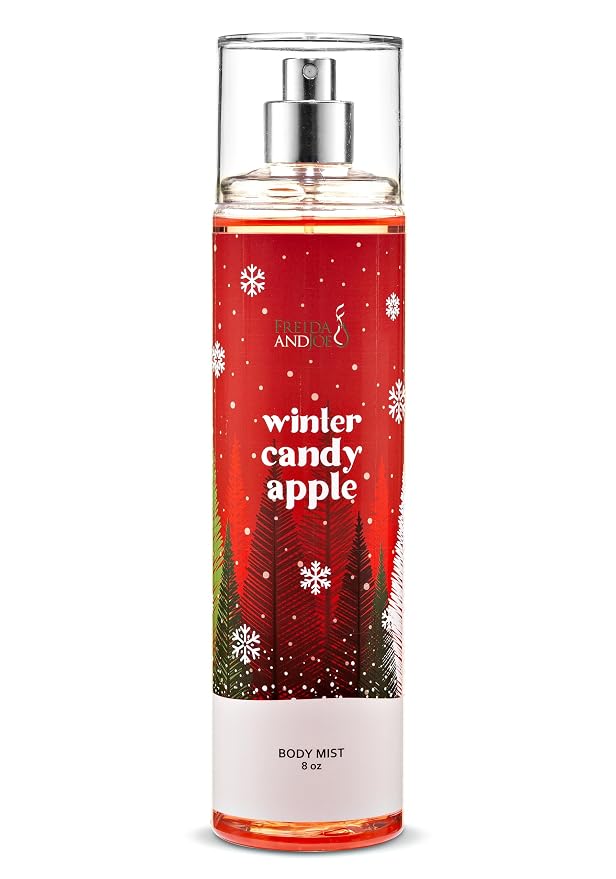 Freida & Joe Winter Candy Apple Body Lotion & Body Mist Bundle – 10oz Hydrating - Image 2