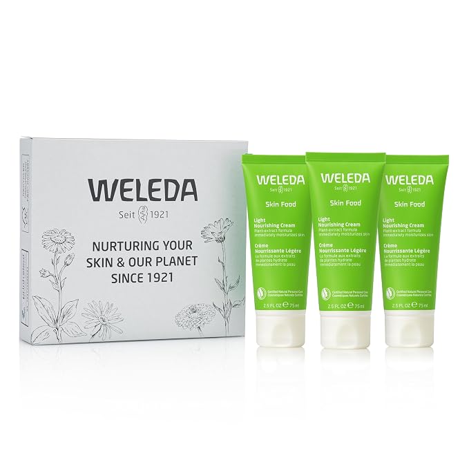 Weleda - Skin Food Light Moisturizing Cream 3-pack - Fast-Absorbing, - Image 2