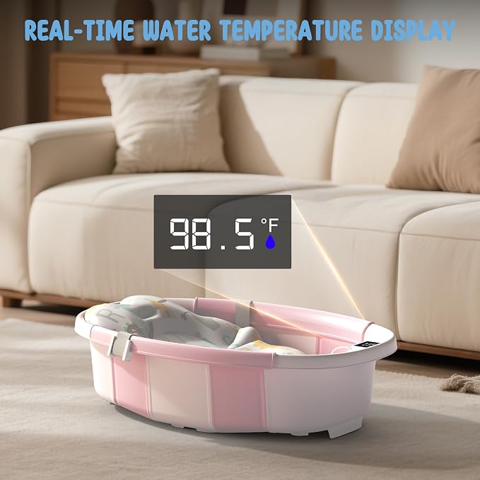 Collapsible Baby Bathtub, 3s to Install, Baby Bath Tub - Image 3