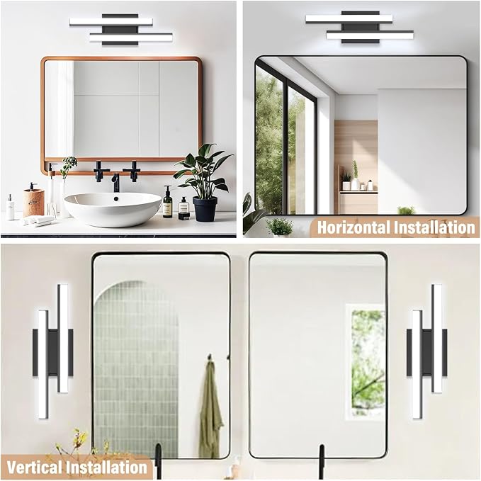 Bathroom Vanity Light 18 inch-Bathroom Light Fixtures, 18W 5000K Mirror Bath - Image 4