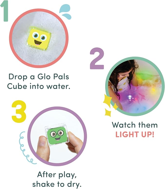 Glo Pals Water-Activated Light-Up Cubes - Image 6