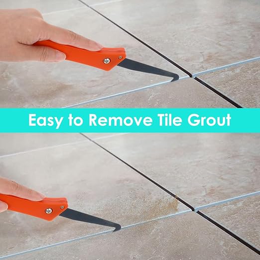 25-Piece Premium Grout Removal Tool Kit – Heavy-Duty Tile Grout Saw, Caulking - Image 7