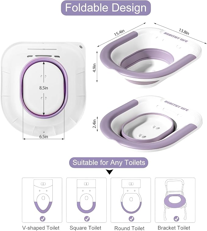 Electric Sitz Bath, Unisex Foldable Sitz Bath - Image 7