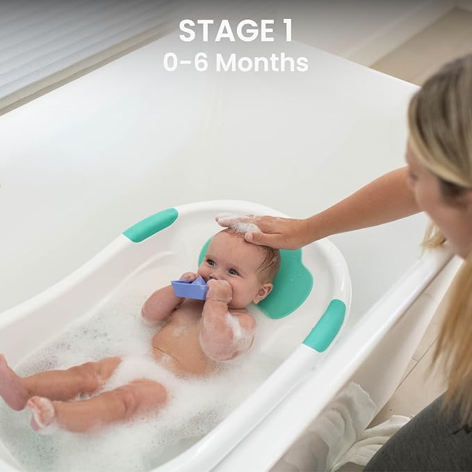 Lulyboo Baby Bath tub with Head Cushion, Bath Tub - Image 6