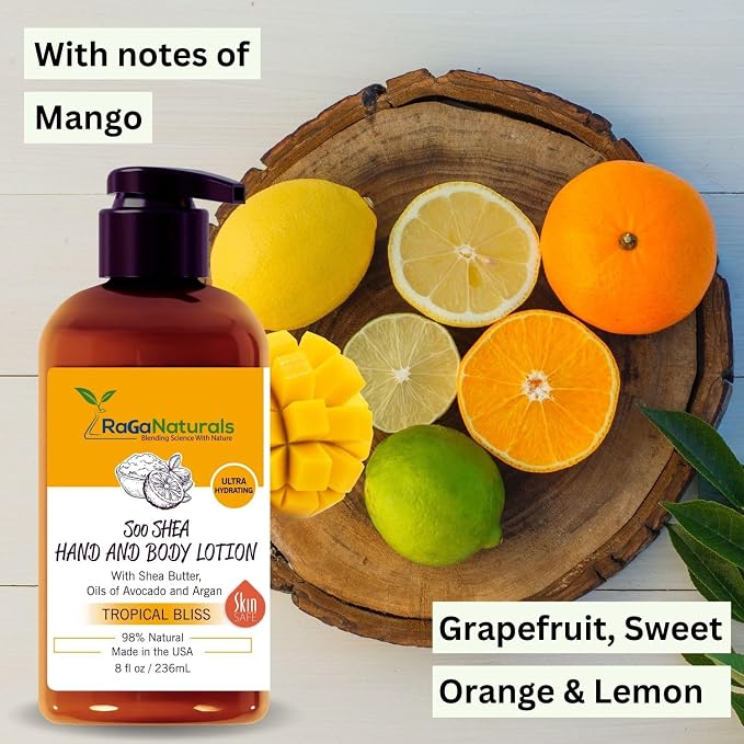 RaGaNaturals Natural Mango Shea Butter Lotion - Image 3