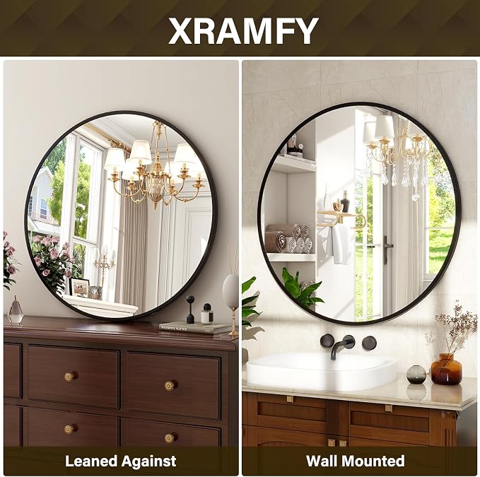 30 Inch Round Mirror - Image 7