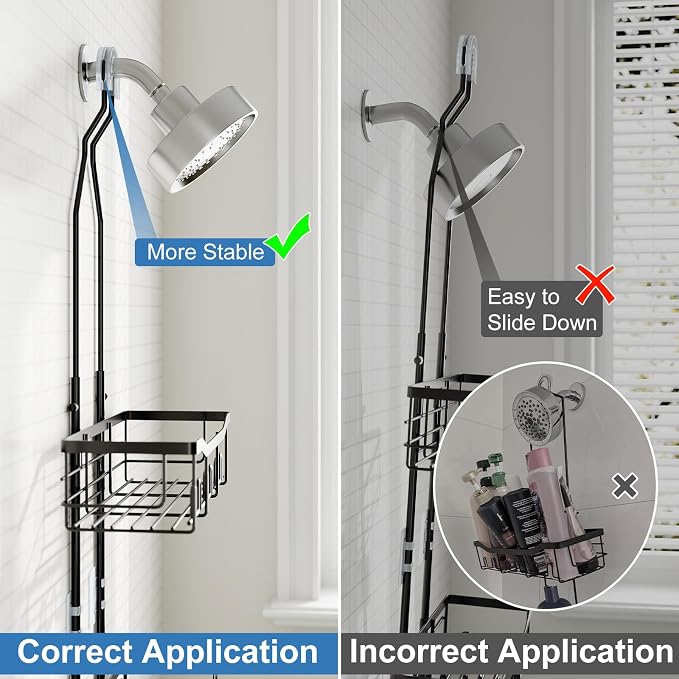 Upgraded Extended Length Shower Organizer - Image 6