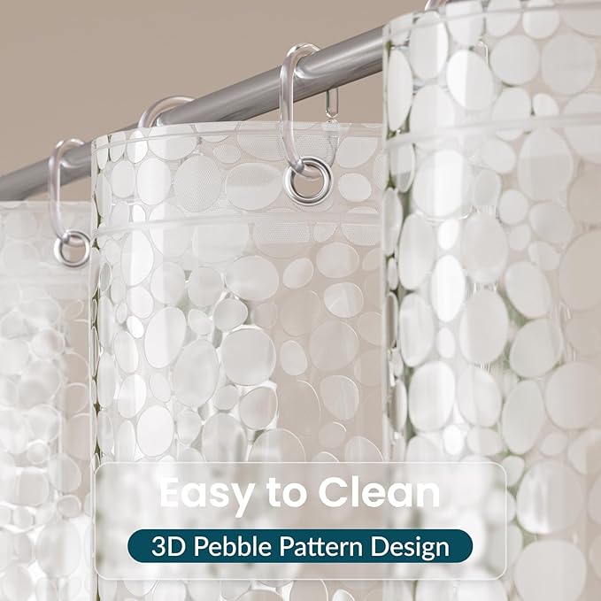 Titanker Clear Shower Curtain Liner - Image 3
