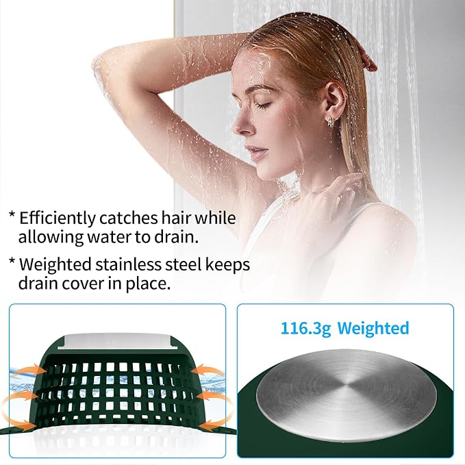 Shower Drain Hair Catcher Bathtub Drain Cover Shower Protector - Image 4