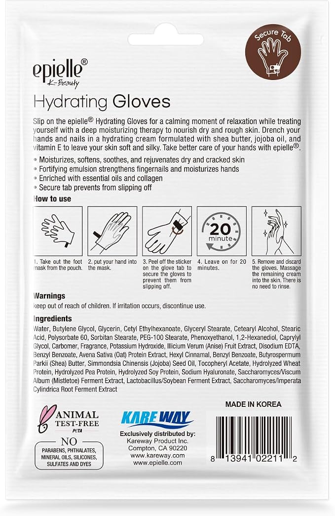 Epielle Hydrating Hand & Foot Masks, Relieve and Soften - Image 8