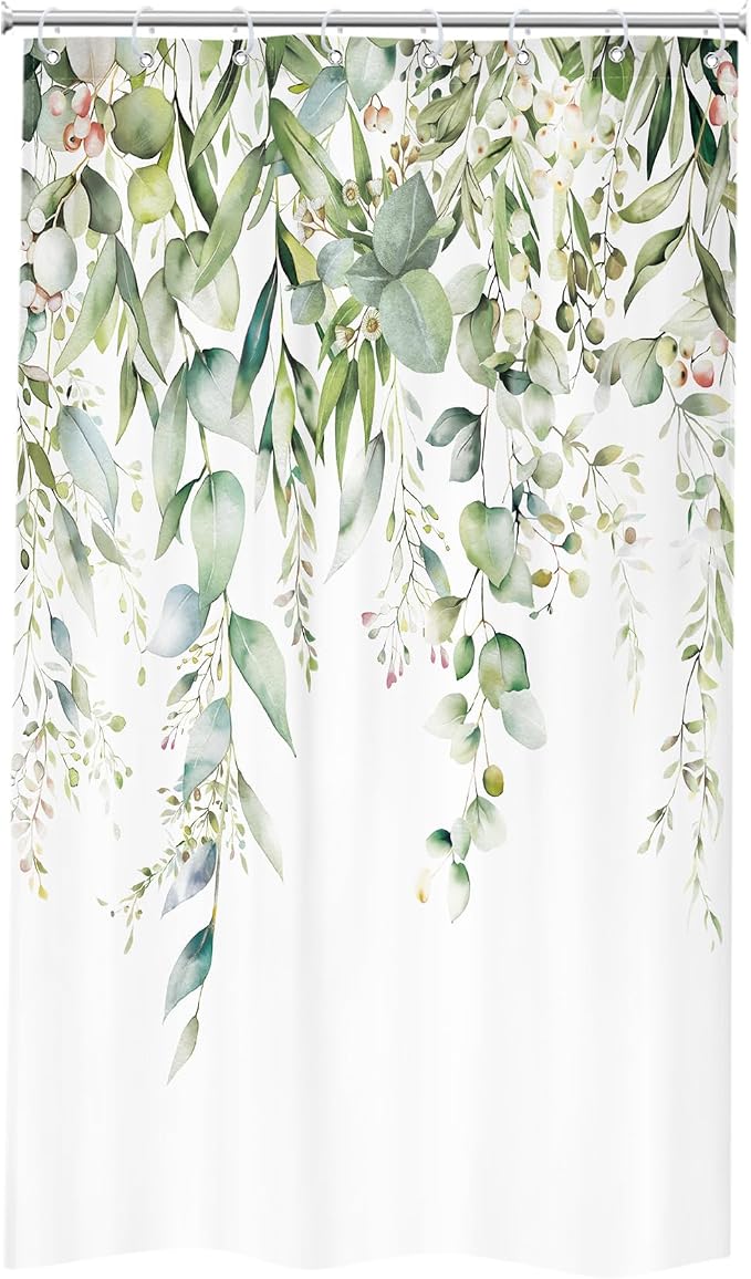 Riyidecor Small Stall Narrow Shower Curtain - Image 7