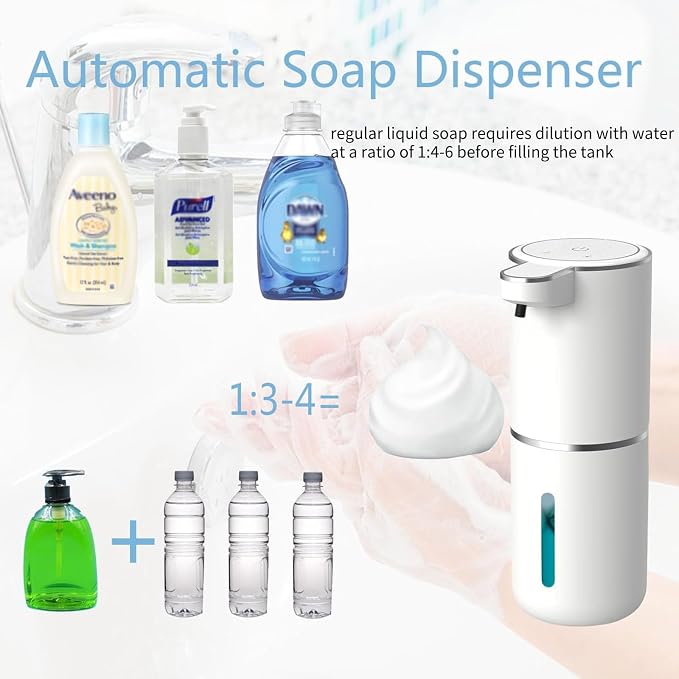 Automatic Soap Dispenser – Touchless Foaming Soap Dispenser 400ml USB - Image 7
