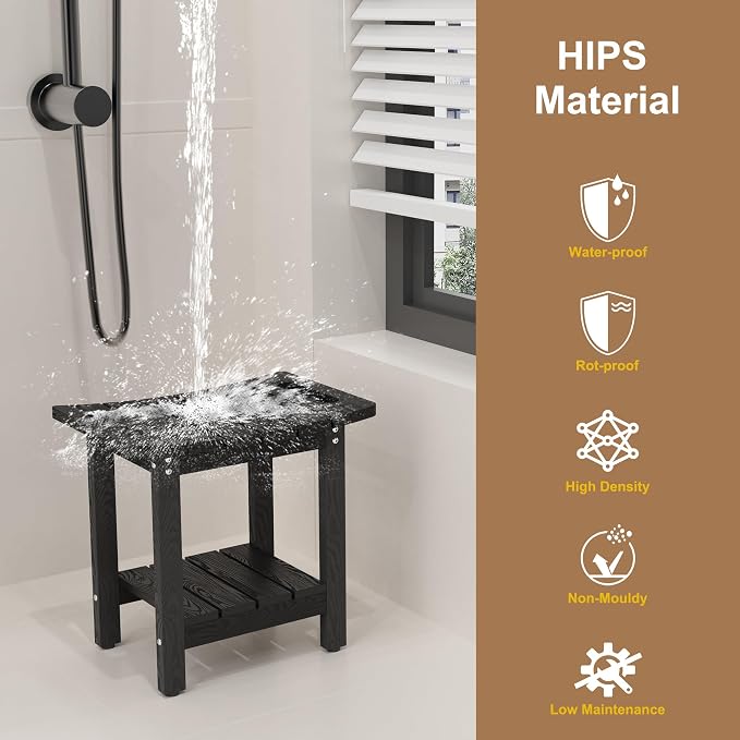 HIPS Shower Benches for Inside Shower, Shower Stool - Image 5