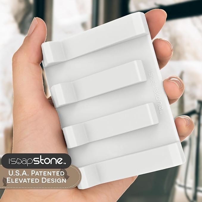 Silicone Soap Dish Self Draining Bar Soap Holder - Image 2