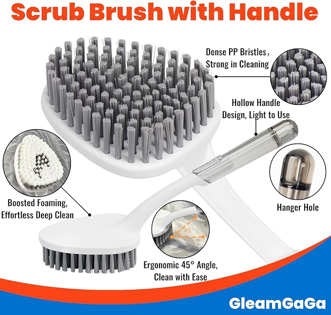 3 Pack Scrub Brush Set – Heavy-Duty Scrub Brushes - Image 4