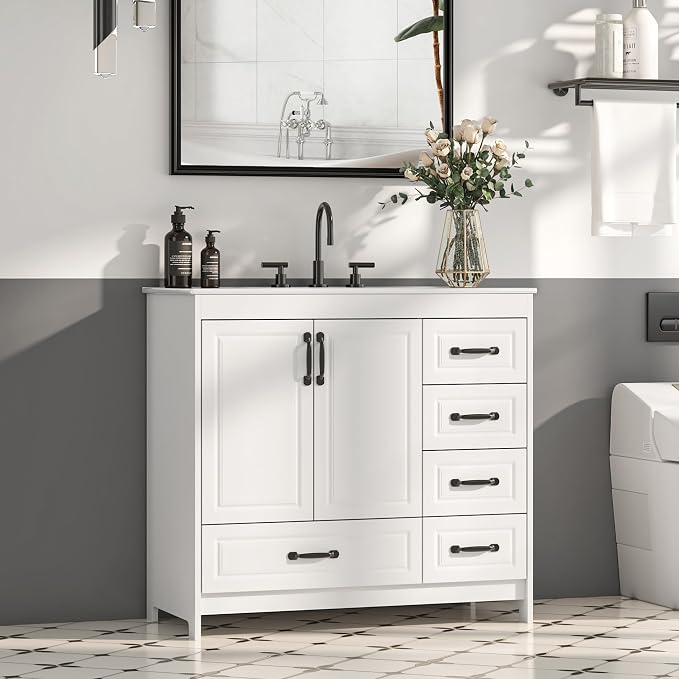 Freestanding Bathroom Vanity by Mepplzian