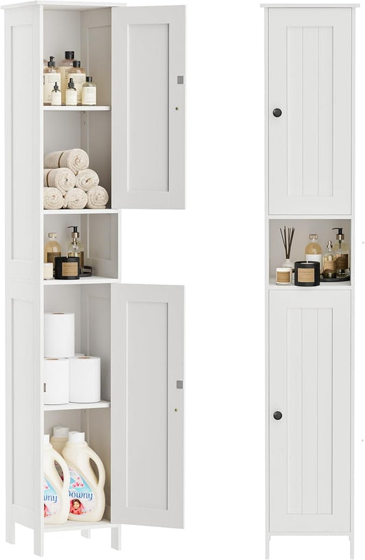 Tall Bathroom Storage Cabinet by Homleke