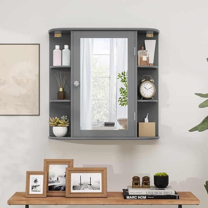 RELAX4LIFE Bathroom Wall Cabinet - Image 8