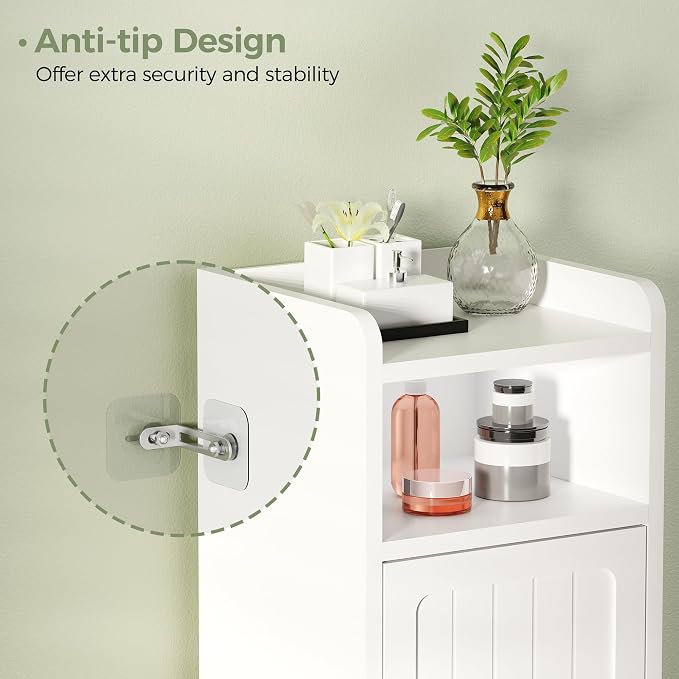 BEWISHOME Small Bathroom Cabinet, Bathroom Storage Cabinet - Image 7