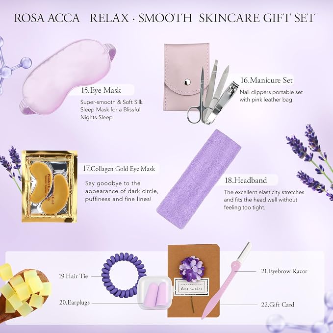 Skin Care Set for Women, Essential Oil, Scented Candle, Lavender Scented - Image 4