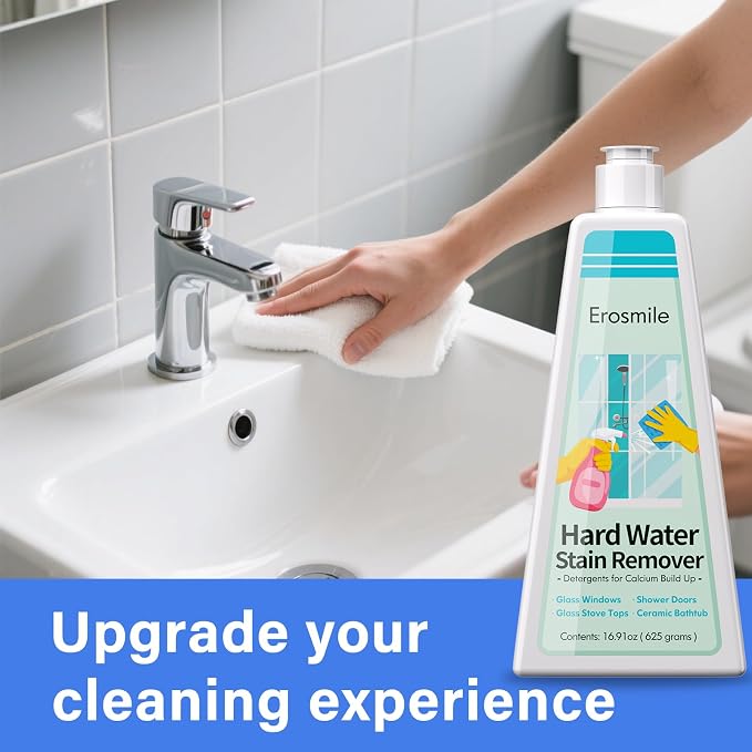 Hard Water Stain Remover, Shower Glass & Shower Door Cleaner, Removes Calcium - Image 5