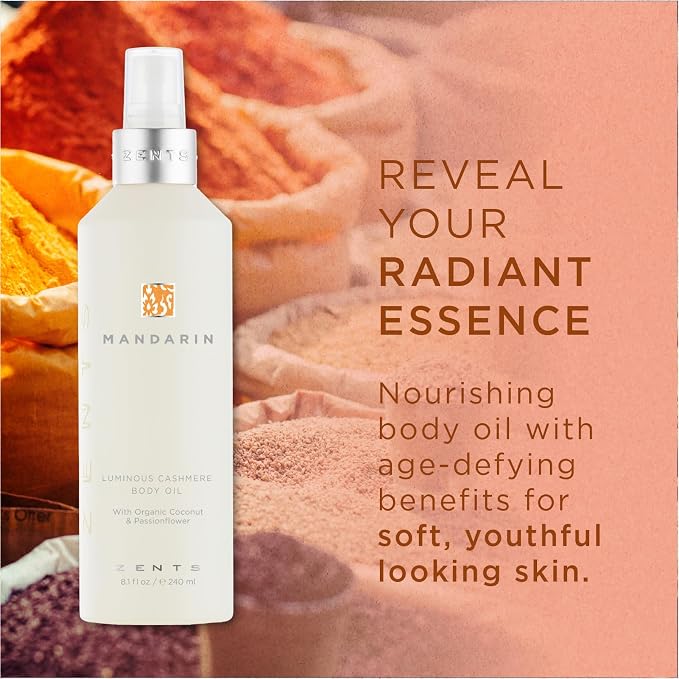 Zents Luminous Cashmere Body Oil | Moisturizing Body Oil - Image 2