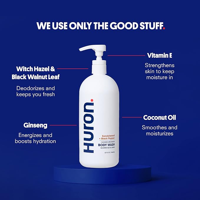 Huron Men’s Moisturizing Body Wash - Image 3