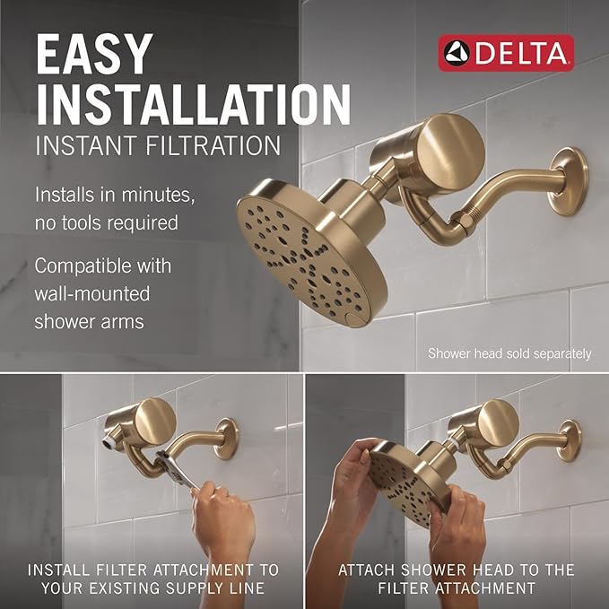 Delta Faucet Clarifi Premium Shower Filter Attachment - Image 5