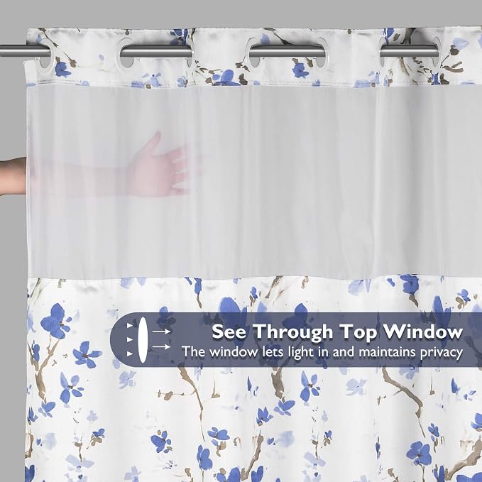 Lagute SnapHook Hook Free Shower Curtain - Image 5