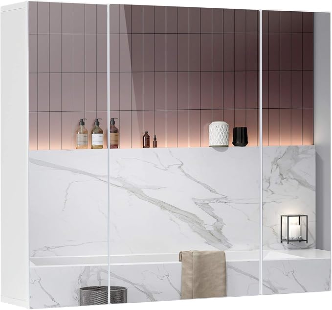 DICTAC Medicine Cabinet Bathroom Mirror Cabinet by DICTAC