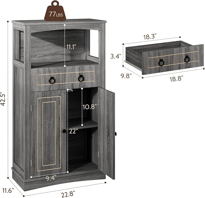 Farmhouse Storage Cabinets - Image 2
