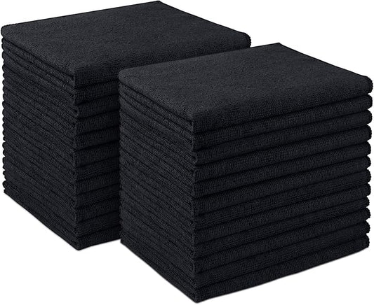 AIDEA Microfiber Cleaning Cloth 24 Pack, Microfiber Towels by AIDEAHOME