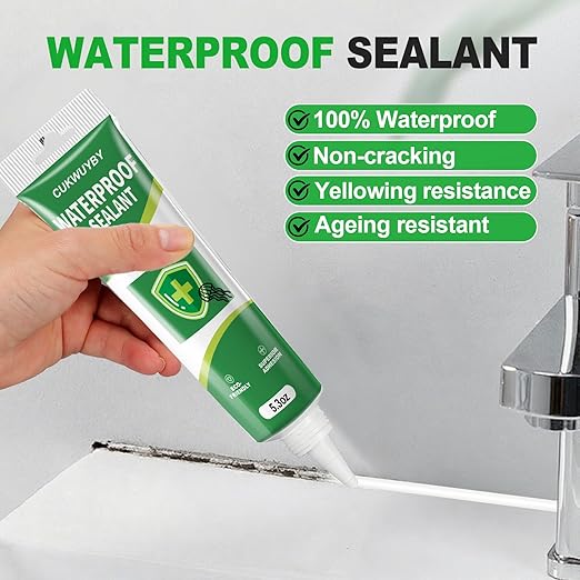 15.9 Oz Silicone Caulk Squeeze Tube Waterproof Silicone Sealant - Image 3