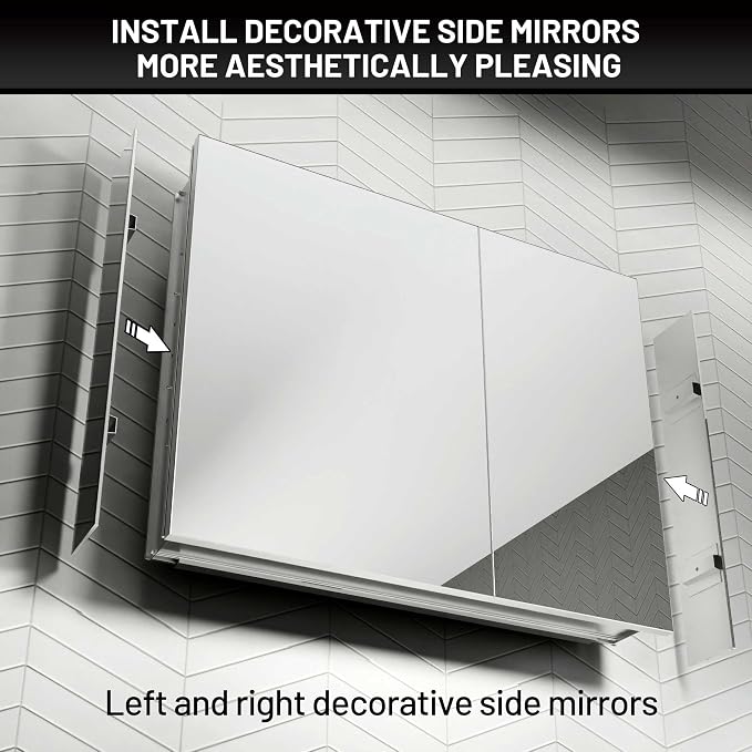 30 x 24 Medicine Cabinet Mirror - Image 8