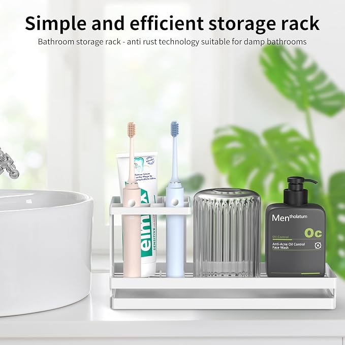 Toothbrush Holders for Bathrooms, Tooth Brushing Holder Electric Toothbrush and - Image 3